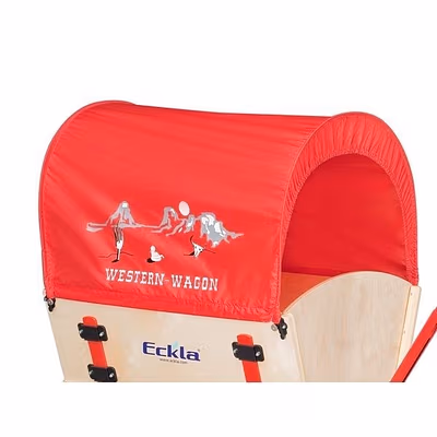 ECKLA Planendach für Bollerwagen Long rot, 100cm Nylon Dach ECKLA Planendach für Bollerwagen Long rot, 100cm Nylon Dach