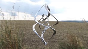 Edelstahl Windspiel Girland
