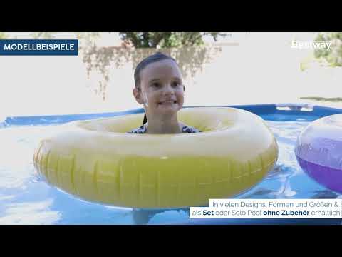 Bestway Steel Pro Frame Pool Set mit Filterpumpe 366 x 201 x 66 cm