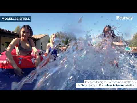 Bestway Hydrium Stahlwandpool Komplett-Set Ø 488 x 132 cm rund